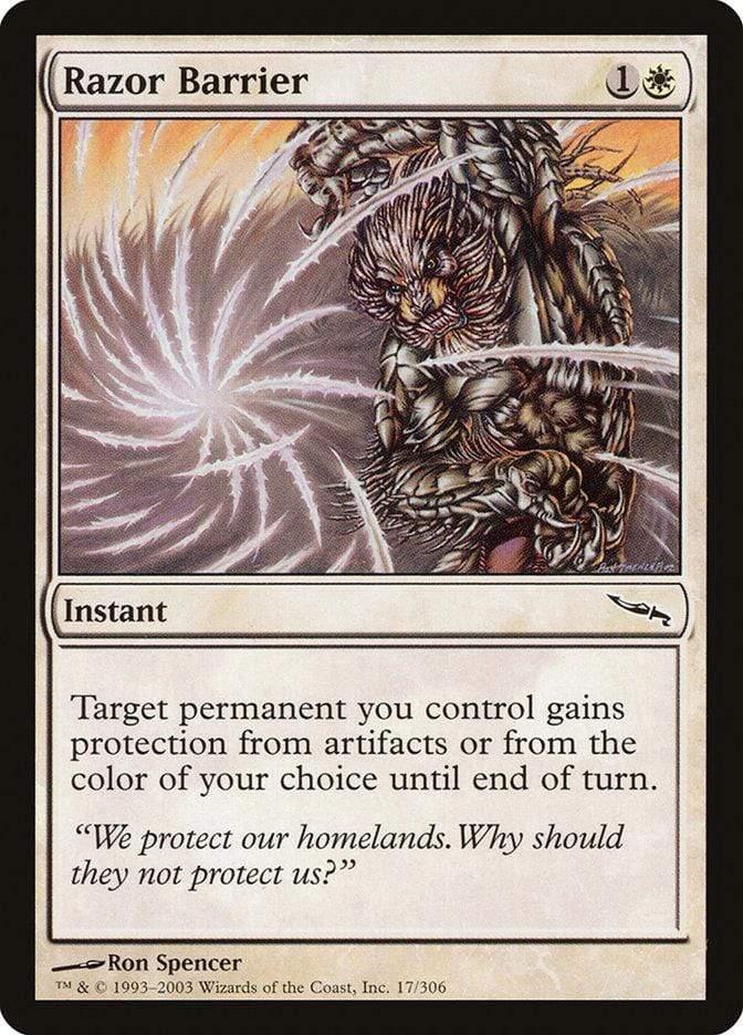Magic: The Gathering MTG Single Razor Barrier [Mirrodin]