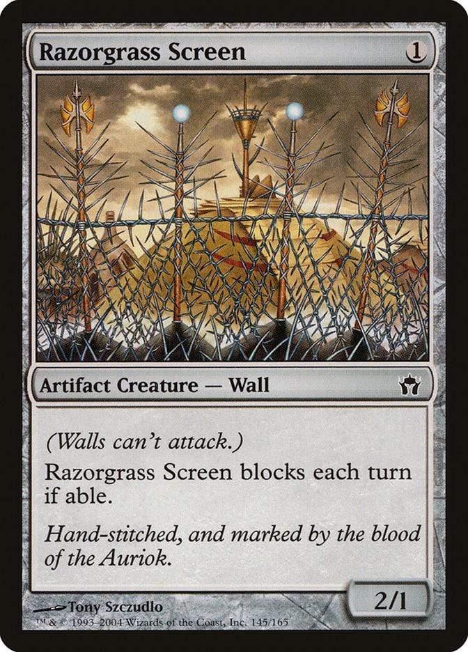Magic: The Gathering MTG Single Razorgrass Screen [Fifth Dawn]