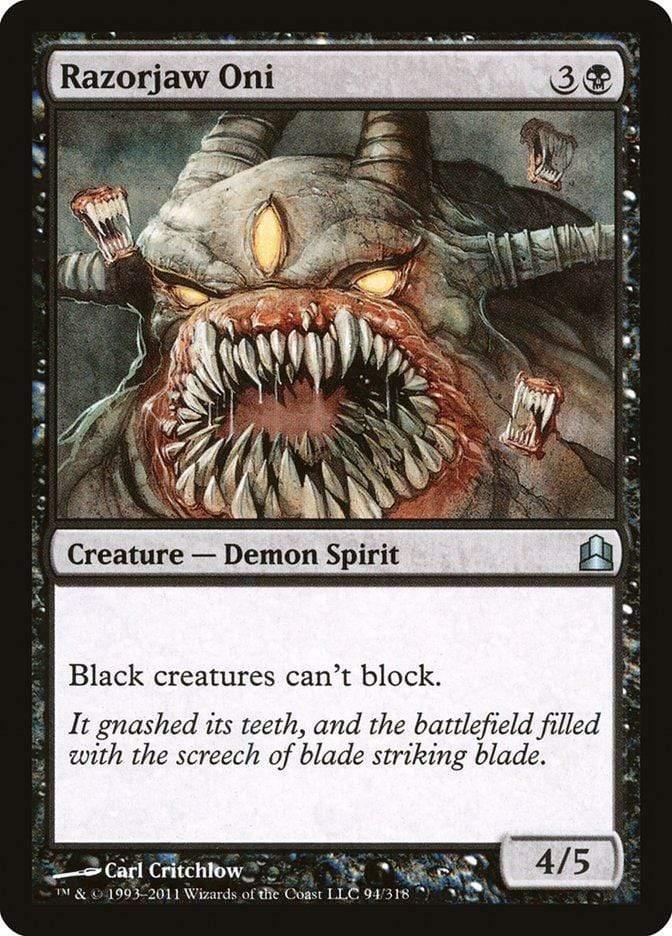 Magic: The Gathering MTG Single Razorjaw Oni [Commander 2011]