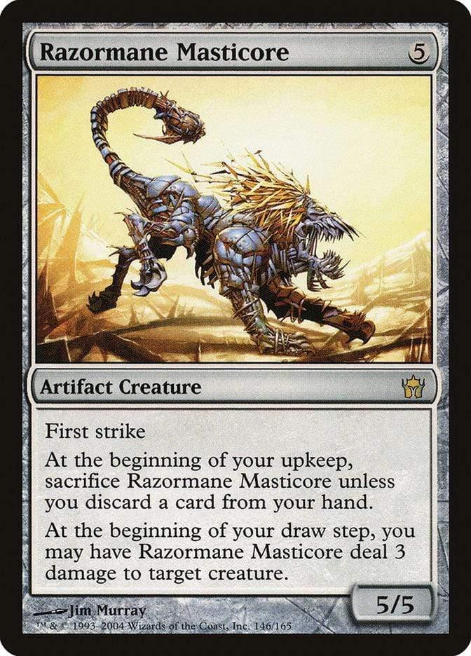 Magic: The Gathering MTG Single Razormane Masticore [Fifth Dawn]