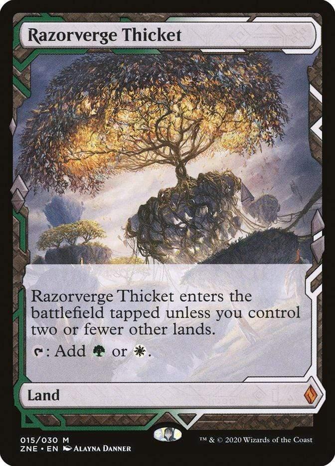 Magic: The Gathering MTG Single Razorverge Thicket (Expeditions) [Zendikar Rising Expeditions]