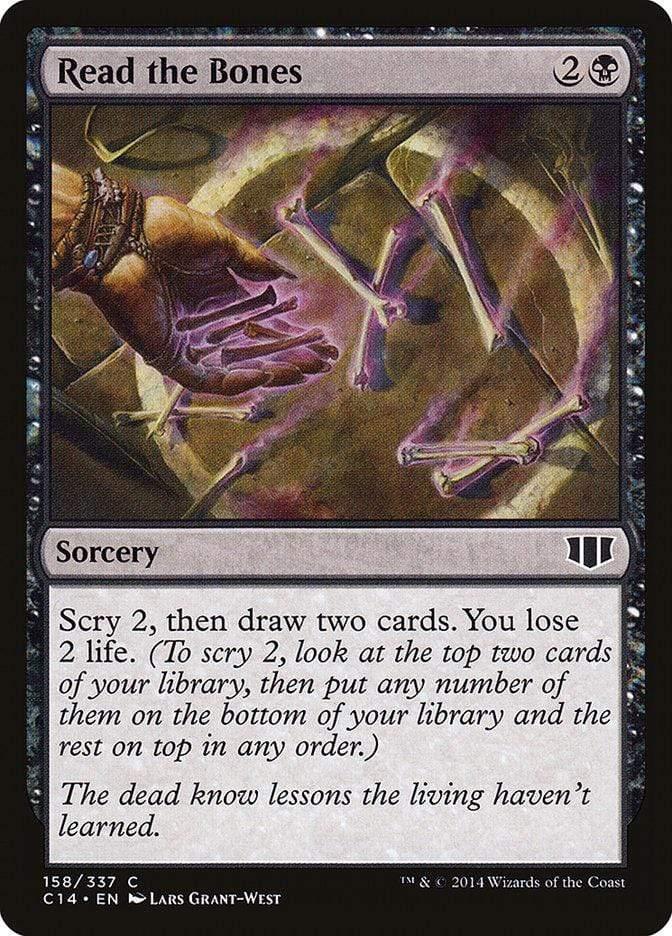 Magic: The Gathering MTG Single Read the Bones [Commander 2014]