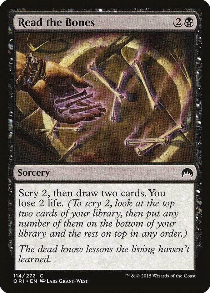 Magic: The Gathering MTG Single Read the Bones [Magic Origins]