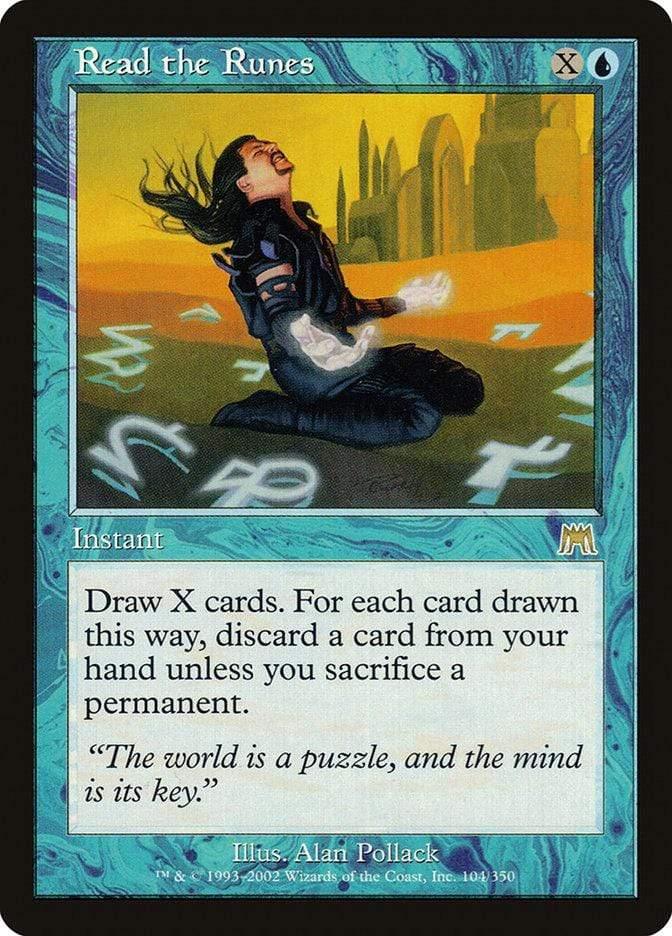 Magic: The Gathering MTG Single Read the Runes [Onslaught]