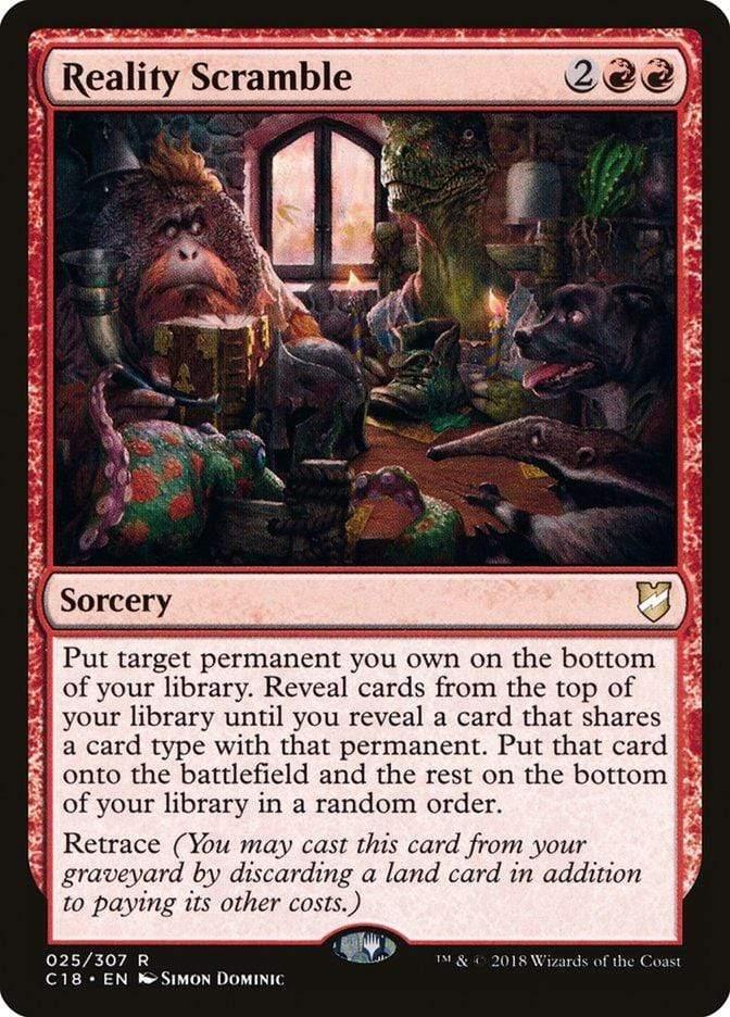 Magic: The Gathering MTG Single Reality Scramble [Commander 2018]