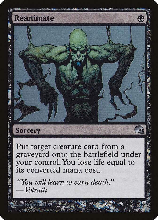 Magic: The Gathering MTG Single Reanimate [Premium Deck Series: Graveborn]
