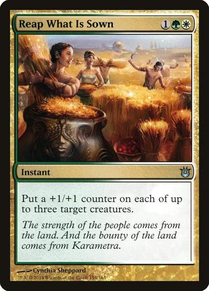 Magic: The Gathering MTG Single Reap What Is Sown [Born of the Gods]