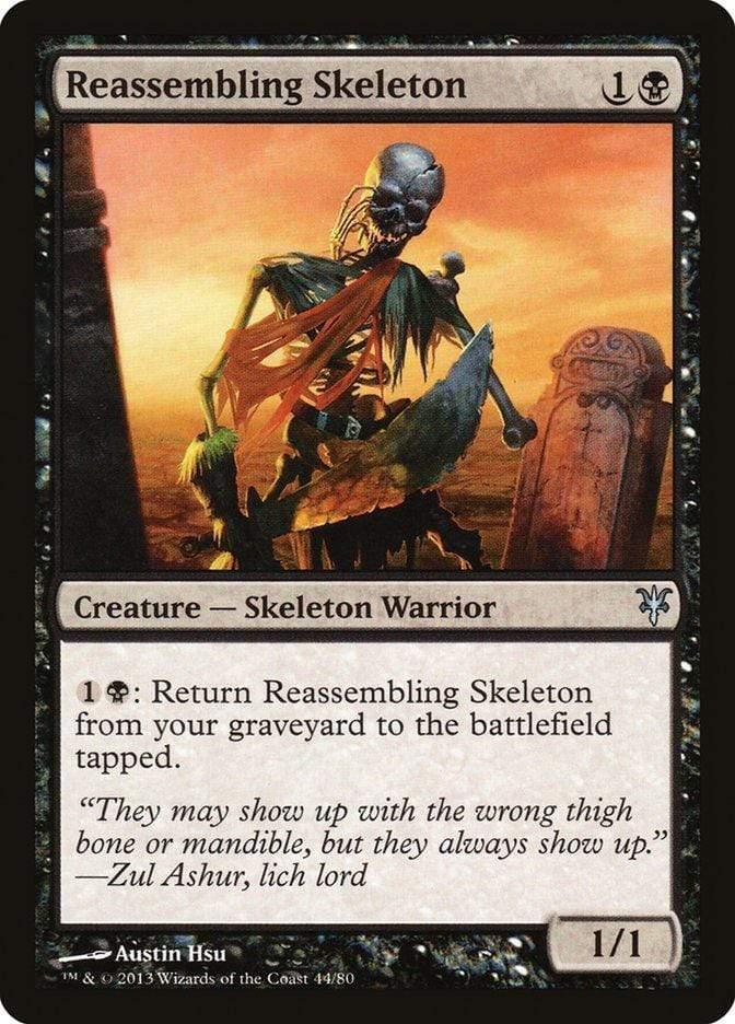 Magic: The Gathering MTG Single Reassembling Skeleton [Duel Decks: Sorin vs. Tibalt]
