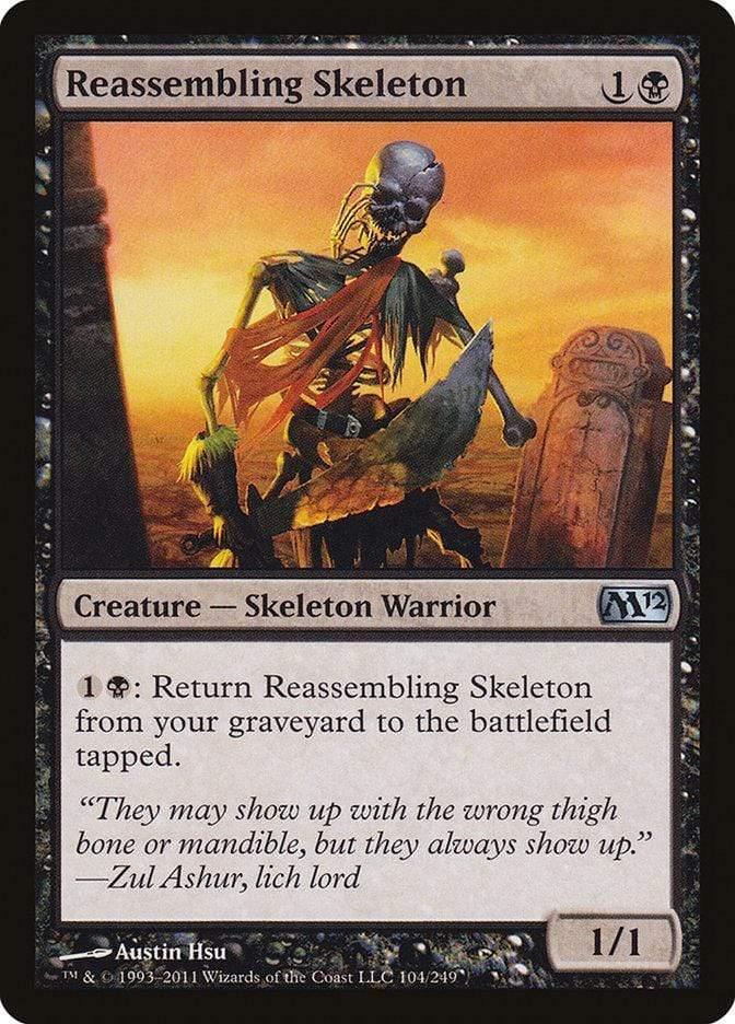 Magic: The Gathering MTG Single Reassembling Skeleton [Magic 2012]