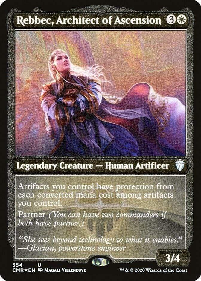 Magic: The Gathering MTG Single Rebbec, Architect of Ascension [Commander Legends Etched]