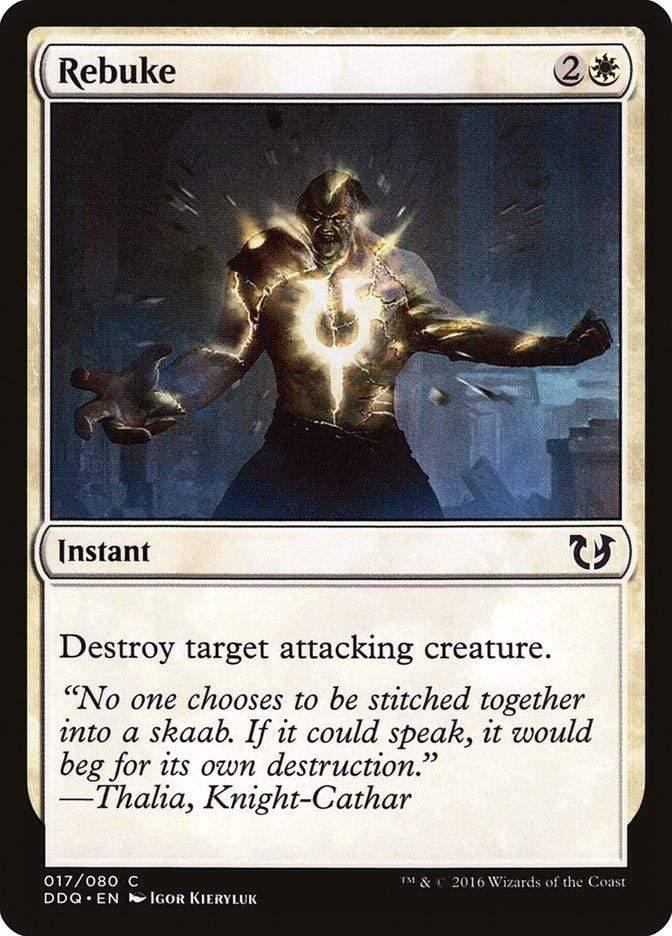 Magic: The Gathering MTG Single Rebuke [Duel Decks: Blessed vs. Cursed]