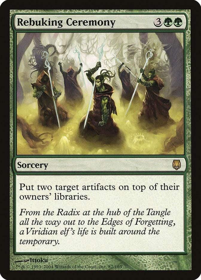 Magic: The Gathering MTG Single Rebuking Ceremony [Darksteel]