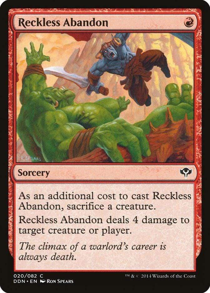 Magic: The Gathering MTG Single Reckless Abandon [Duel Decks: Speed vs. Cunning]