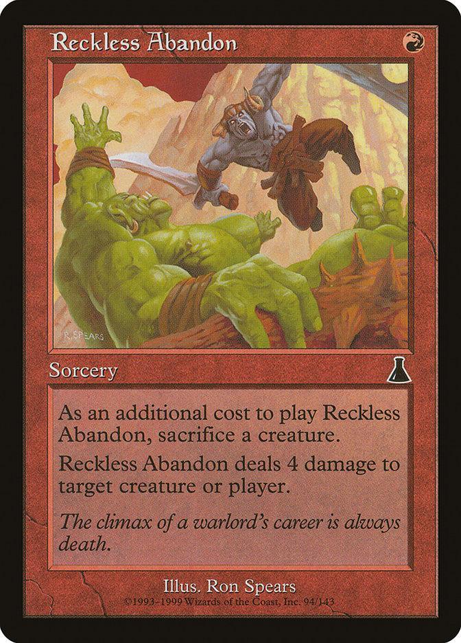 Magic: The Gathering MTG Single Reckless Abandon [Urza's Destiny]