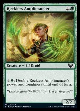Magic: The Gathering MTG Single Reckless Amplimancer [Strixhaven: School of Mages]