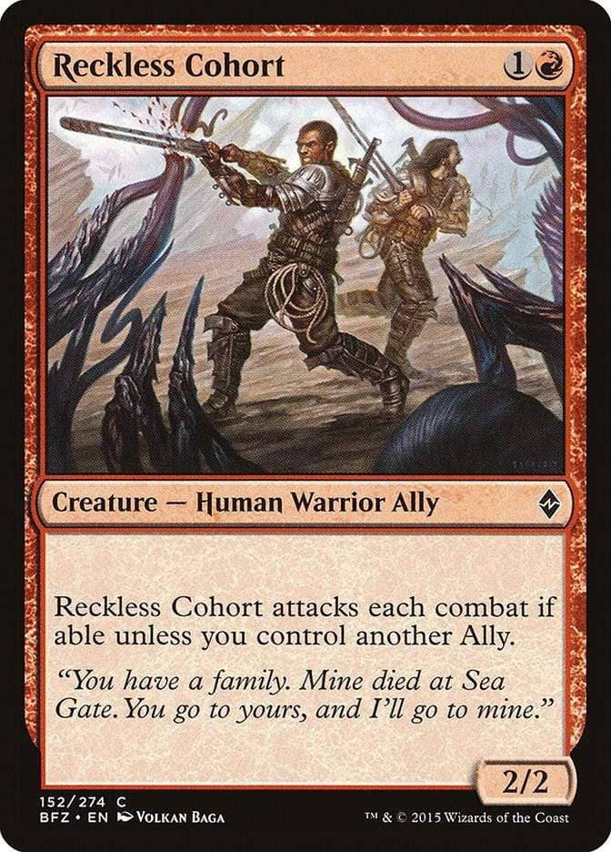 Magic: The Gathering MTG Single Reckless Cohort [Battle for Zendikar]