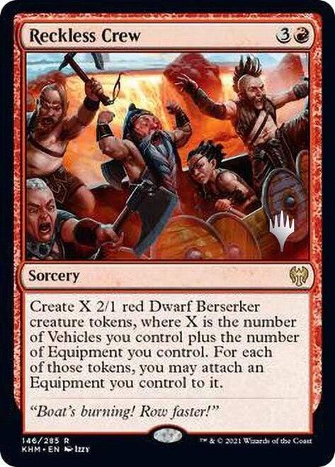 Magic: The Gathering MTG Single Reckless Crew [Kaldheim Promo Pack]