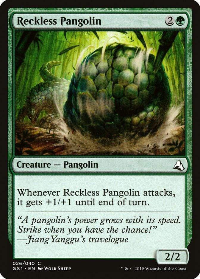 Magic: The Gathering MTG Single Reckless Pangolin [Global Series Jiang Yanggu & Mu Yanling]