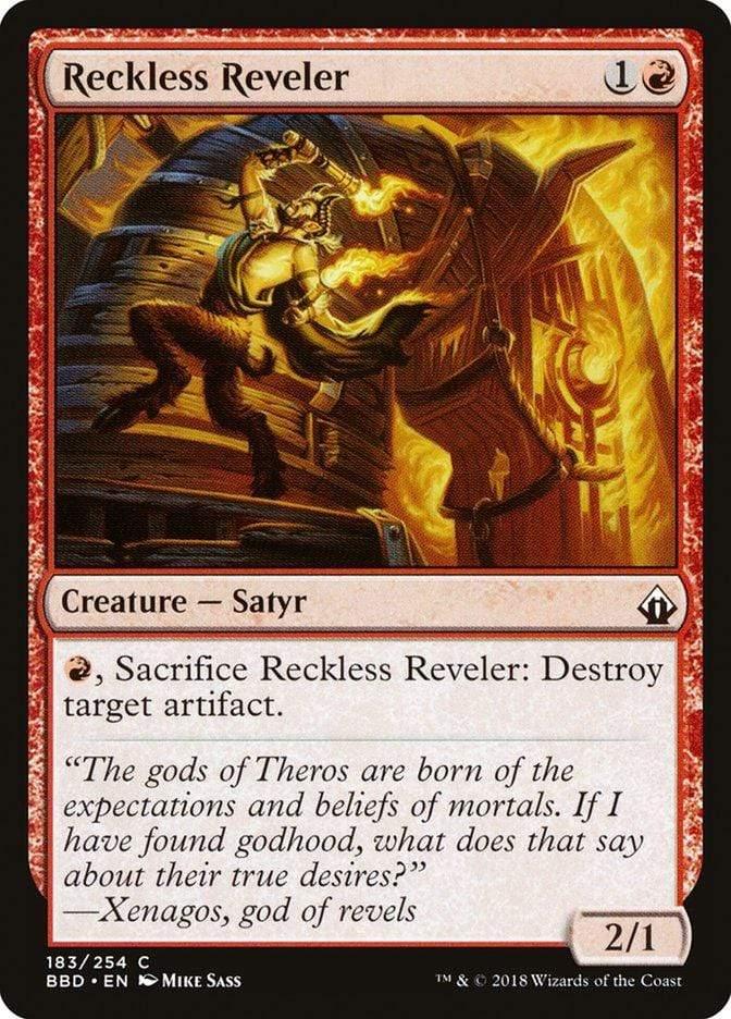 Magic: The Gathering MTG Single Reckless Reveler [Battlebond]