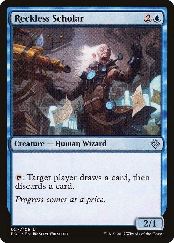 Magic: The Gathering MTG Single Reckless Scholar [Archenemy: Nicol Bolas]