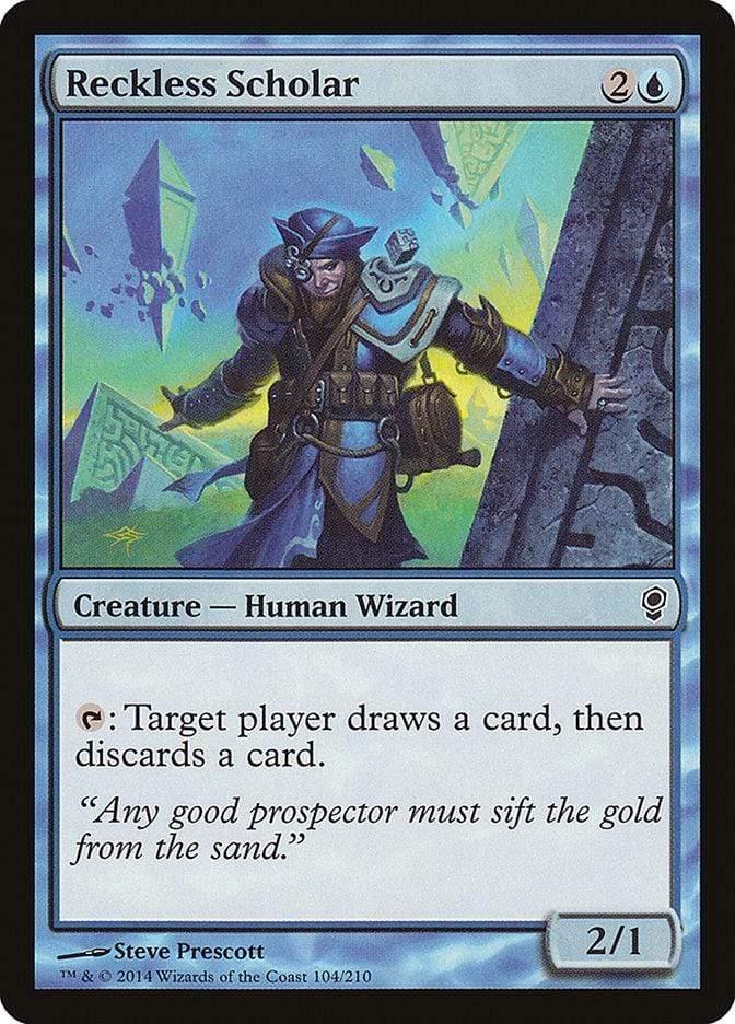 Magic: The Gathering MTG Single Reckless Scholar [Conspiracy]