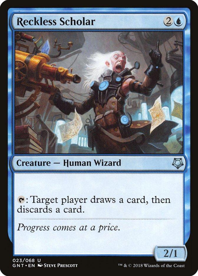 Magic: The Gathering MTG Single Reckless Scholar [Game Night]