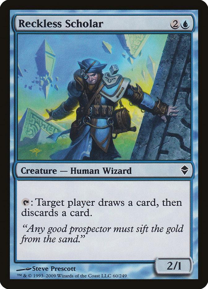 Magic: The Gathering MTG Single Reckless Scholar [Zendikar]