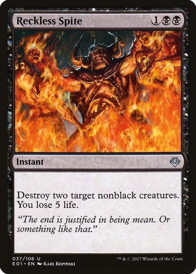 Magic: The Gathering MTG Single Reckless Spite [Archenemy: Nicol Bolas]