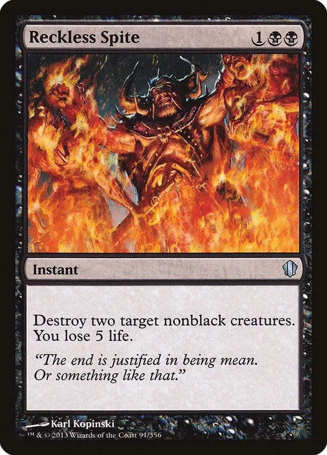 Magic: The Gathering MTG Single Reckless Spite [Commander 2013]