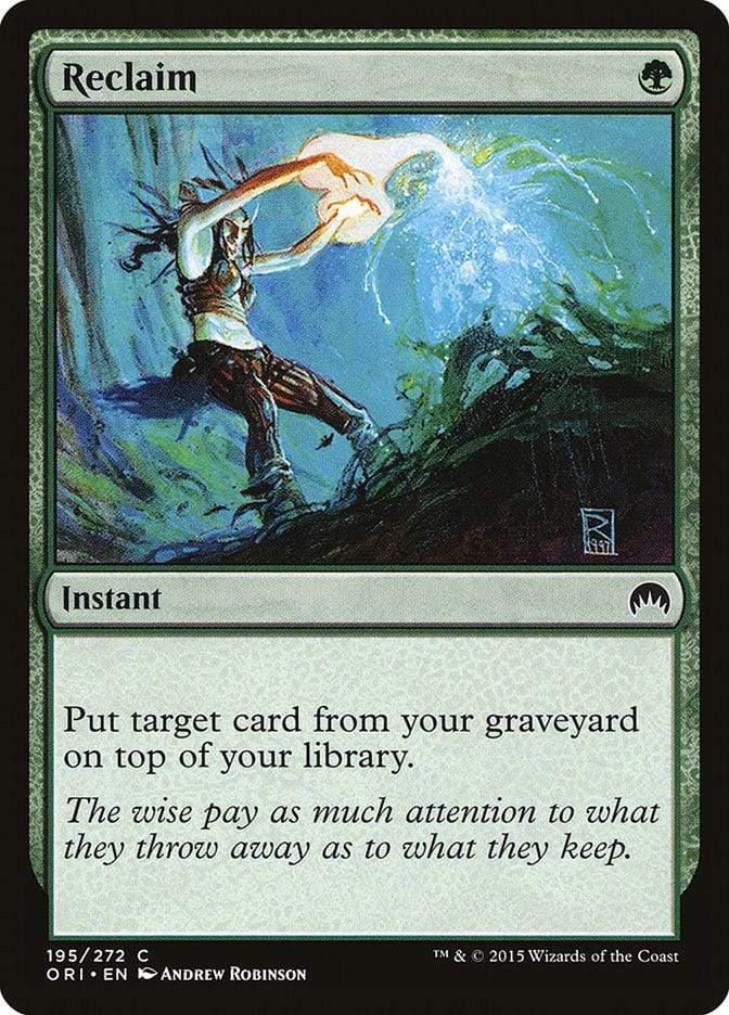 Magic: The Gathering MTG Single Reclaim [Magic Origins]