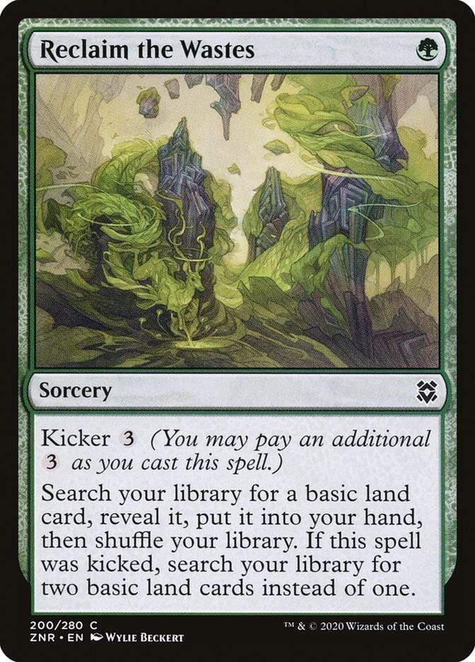 Magic: The Gathering MTG Single Reclaim the Wastes [Zendikar Rising]