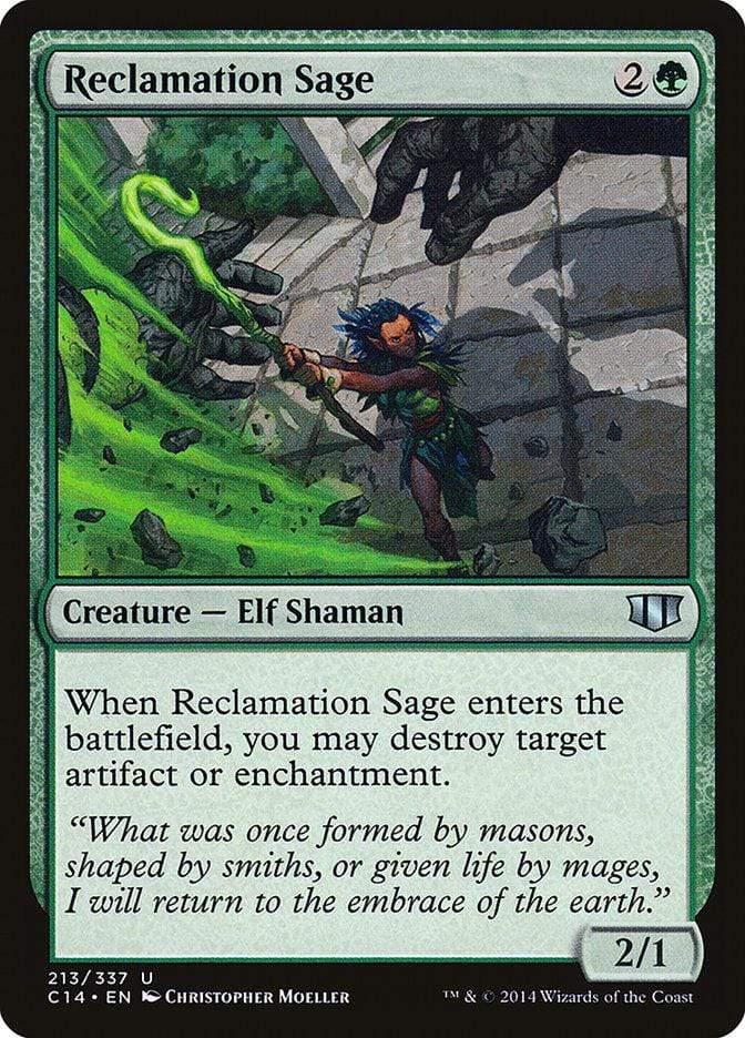 Magic: The Gathering MTG Single Reclamation Sage [Commander 2014]