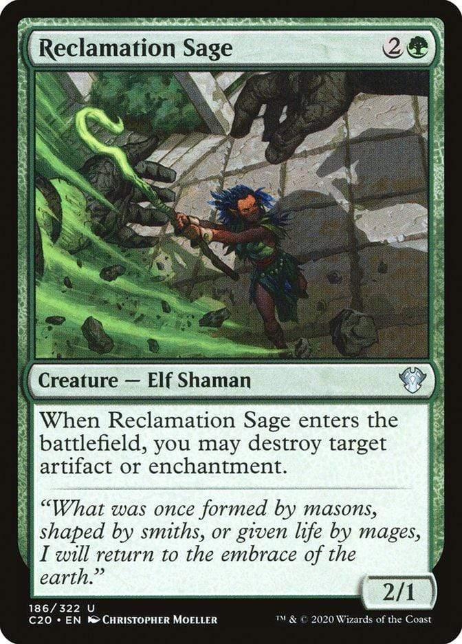 Magic: The Gathering MTG Single Reclamation Sage [Commander 2020]