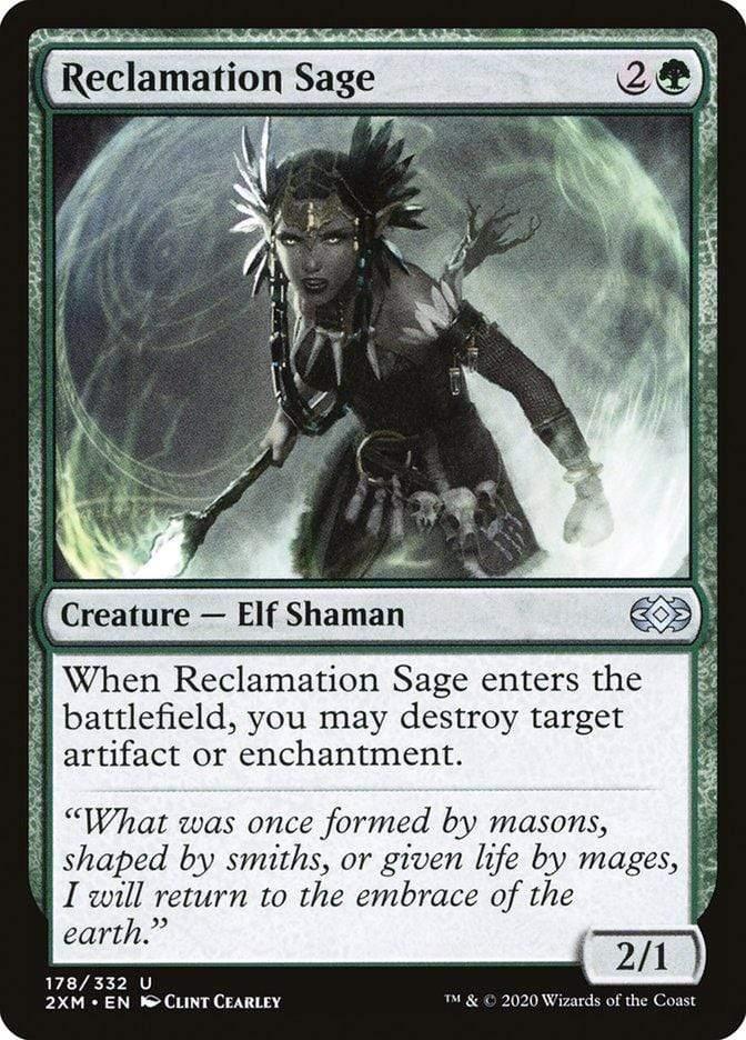 Magic: The Gathering MTG Single Reclamation Sage [Double Masters]