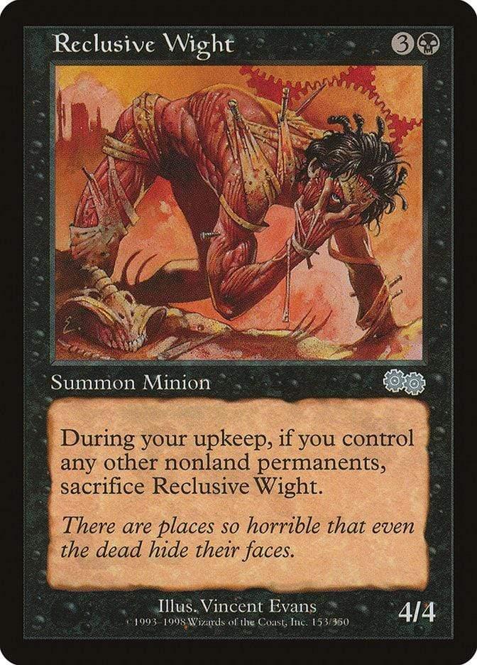 Magic: The Gathering MTG Single Reclusive Wight [Urza's Saga]