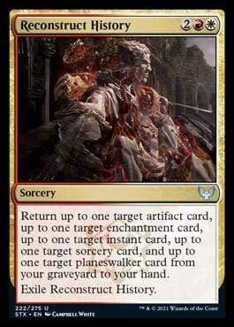 Magic: The Gathering MTG Single Reconstruct History [Strixhaven: School of Mages]