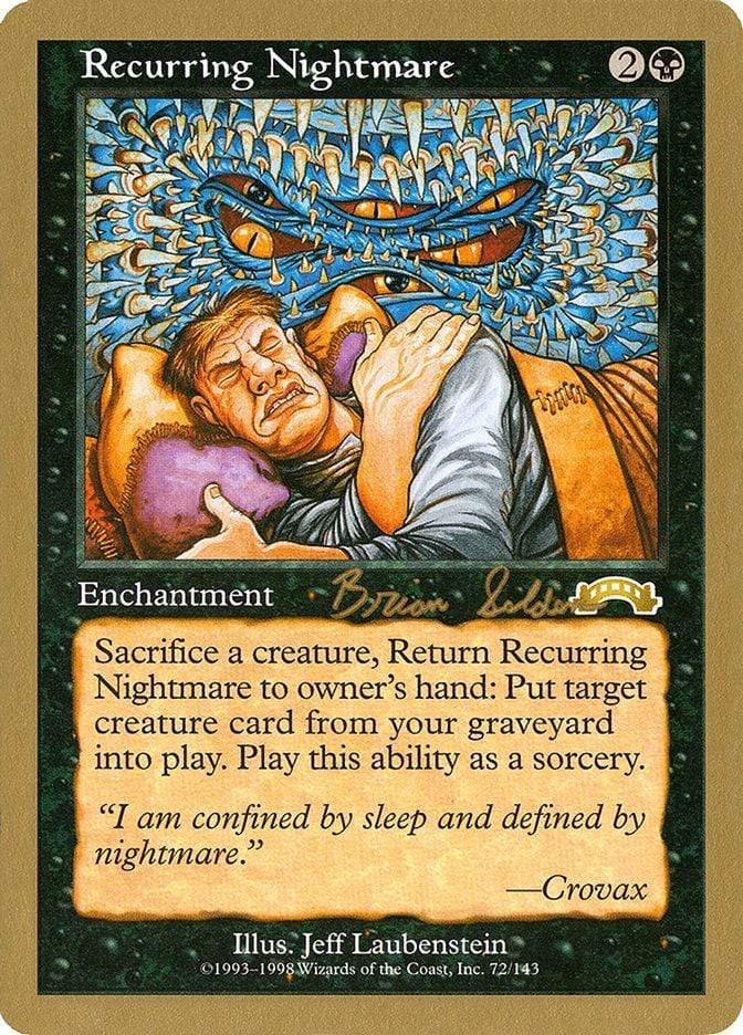 Magic: The Gathering MTG Single Recurring Nightmare [World Championship Decks 1998]