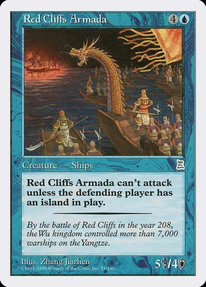 Magic: The Gathering MTG Single Red Cliffs Armada [Portal Three Kingdoms]