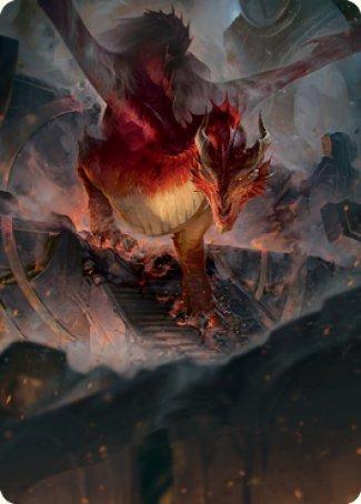 Magic: The Gathering MTG Single Red Dragon Art Card [Dungeons & Dragons: Adventures in the Forgotten Realms Art Series]