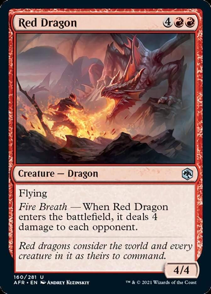 Magic: The Gathering MTG Single Red Dragon [Dungeons & Dragons: Adventures in the Forgotten Realms]