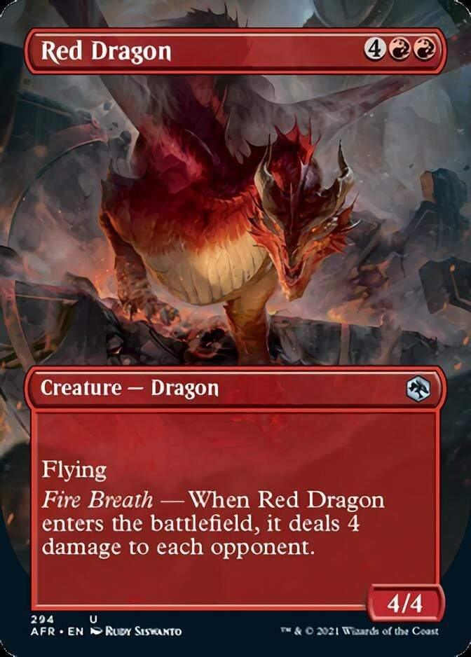 Magic: The Gathering MTG Single Red Dragon (Extended) [Dungeons & Dragons: Adventures in the Forgotten Realms]