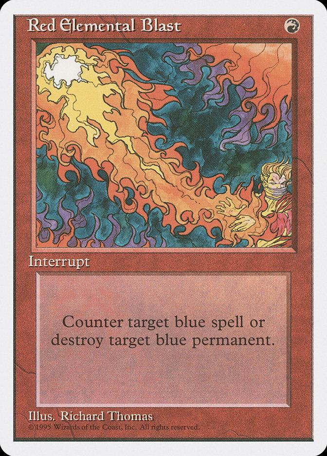 Magic: The Gathering MTG Single Red Elemental Blast [Fourth Edition]