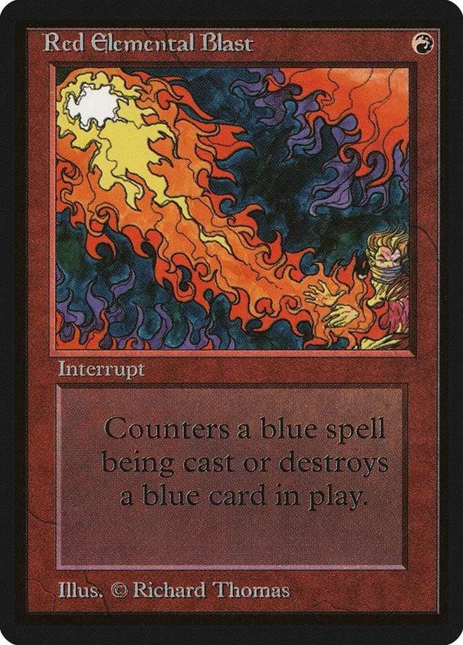 Magic: The Gathering MTG Single Red Elemental Blast [Limited Edition Beta]