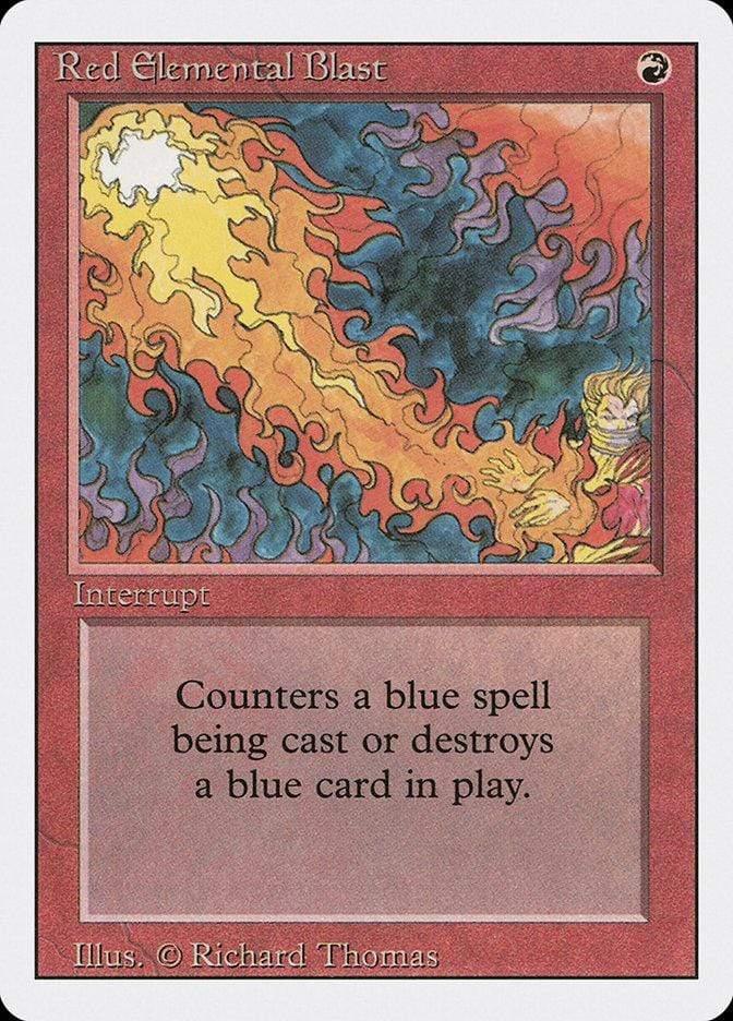 Magic: The Gathering MTG Single Red Elemental Blast [Revised Edition]