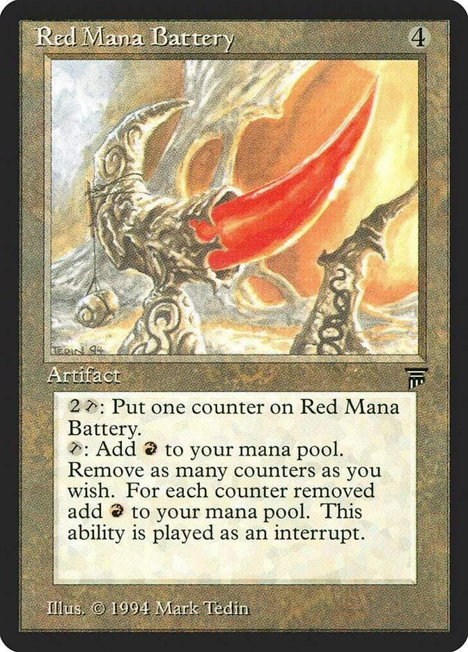Magic: The Gathering MTG Single Red Mana Battery [Legends]