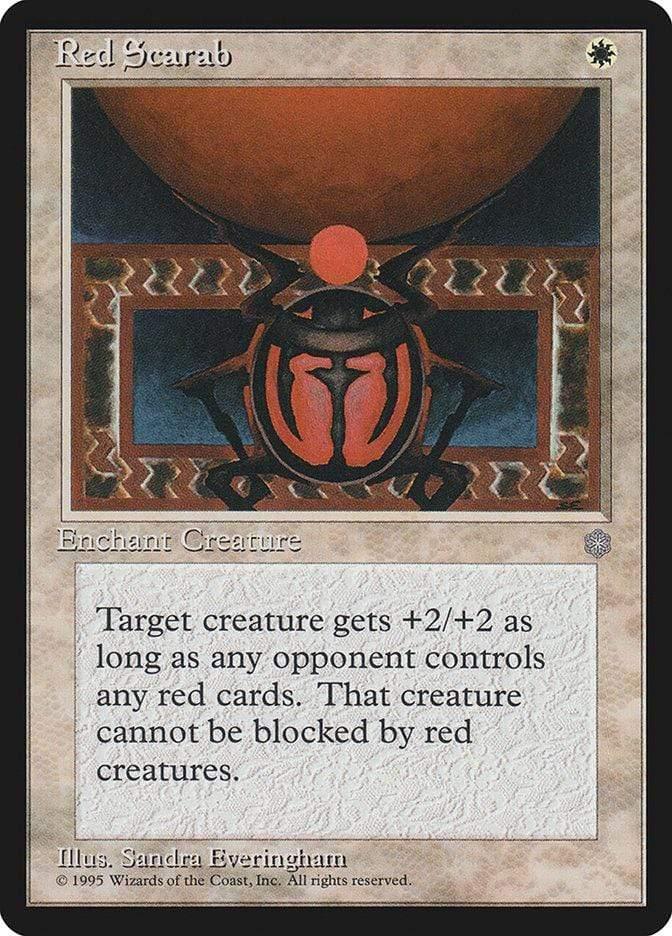 Magic: The Gathering MTG Single Red Scarab [Ice Age]