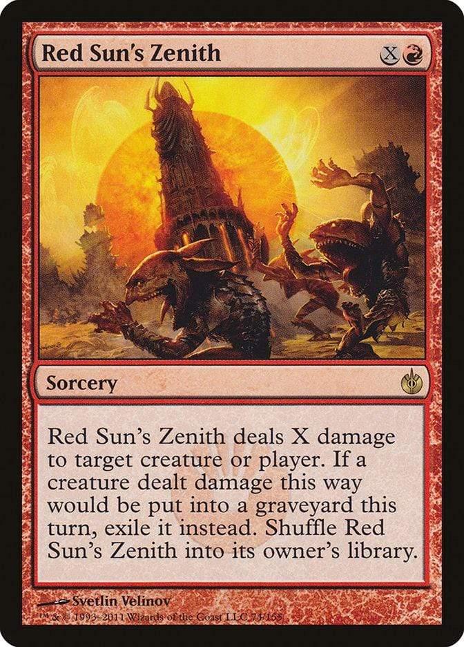 Magic: The Gathering MTG Single Red Sun's Zenith [Mirrodin Besieged]