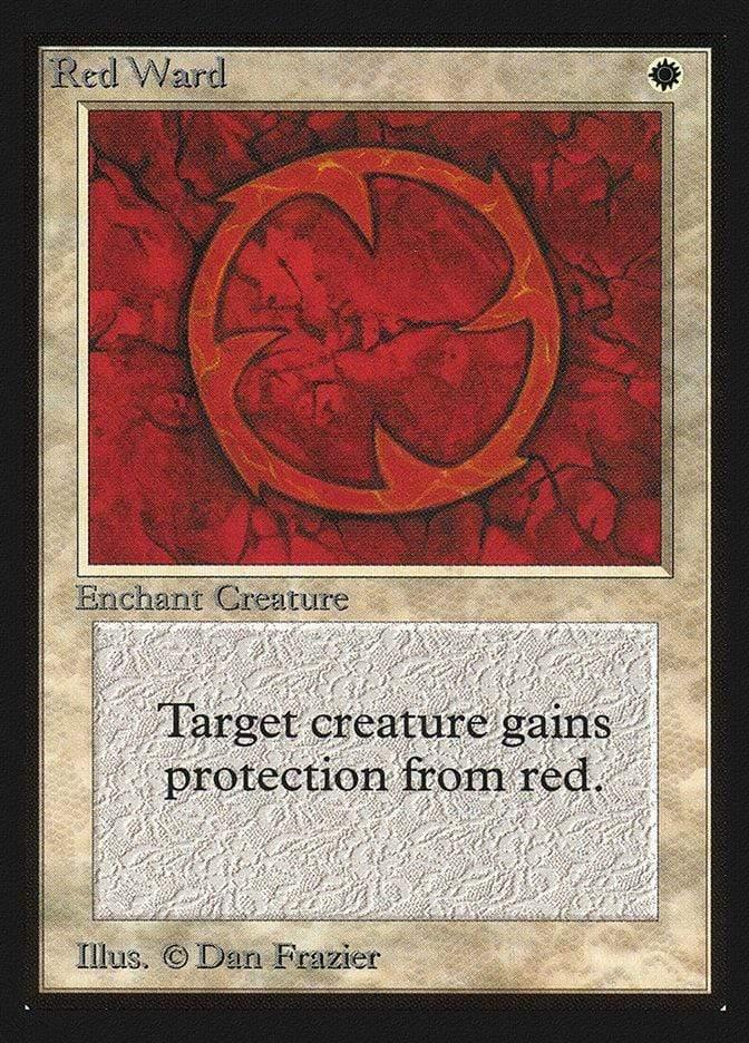 Magic: The Gathering MTG Single Red Ward [International Collectors’ Edition]