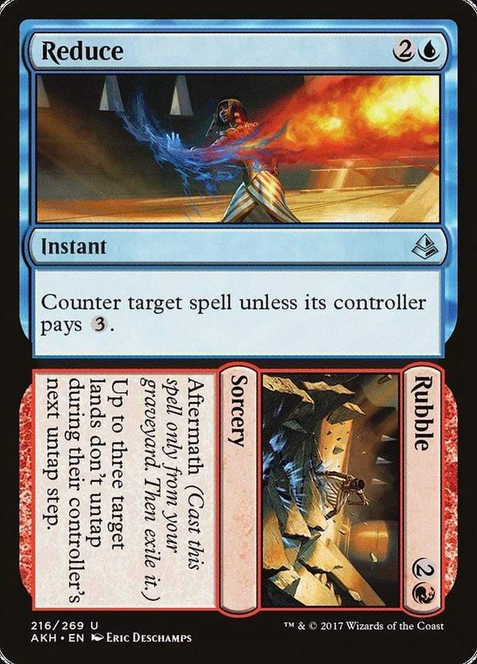 Magic: The Gathering MTG Single Reduce // Rubble [Amonkhet]