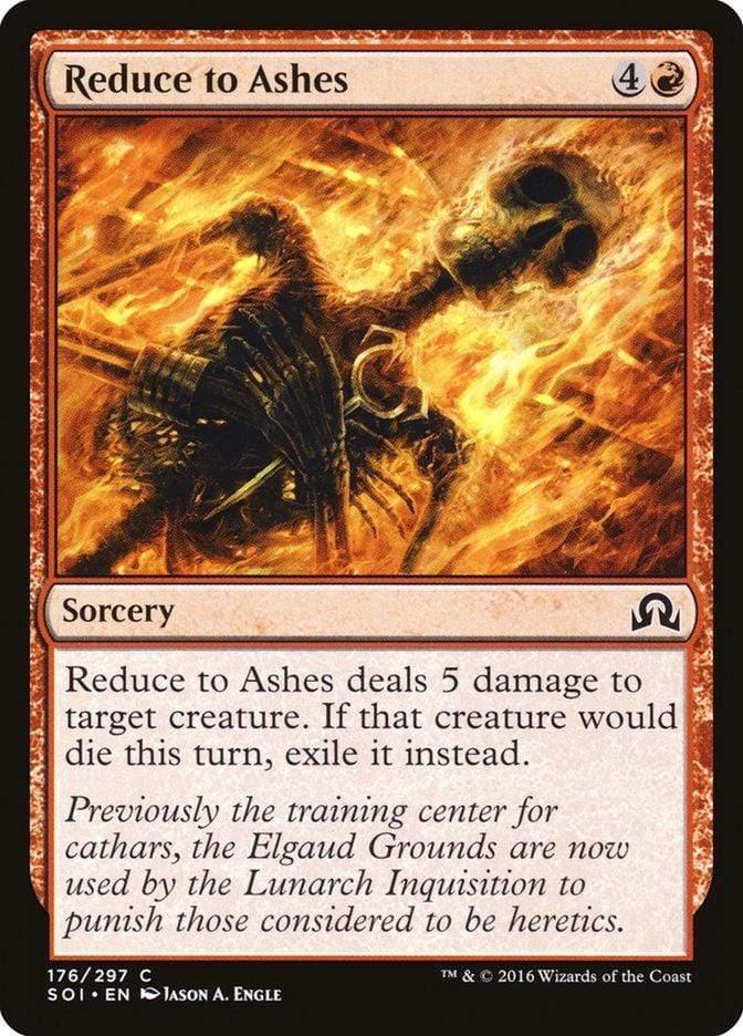 Magic: The Gathering MTG Single Reduce to Ashes [Shadows over Innistrad]